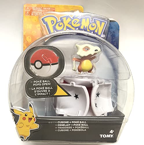 Pokemon Throw N Pokeball Cubone Action Figure Model Kids Toy Gifts