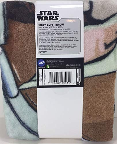 Star Wars: The Mandalorian, Collect Silk Touch Throw Blanket, 40" x 50"