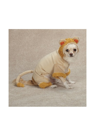 Casual Canine Jungle King Dog Costume, Large, Orange