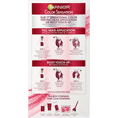 Garnier Hair Color Sensation Rich Long-Lasting Cream, 3.26 Deep Burgundy