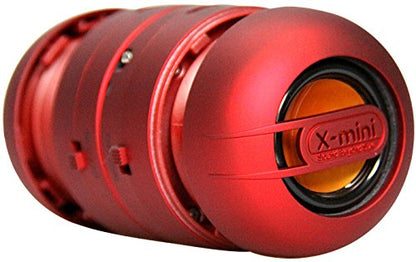 X-Mini MAX XAM15-PU Portable Capsule Speaker System, Stereo, Red