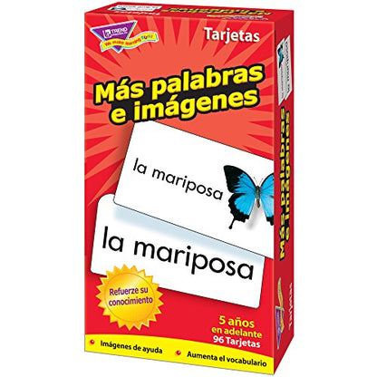 Más palabras e imágenes (More Picture Words) Flash Cards