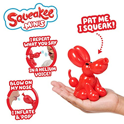 Squeakee Minis Redgy The Puppy | Interactive Toy Pet with Chat Back