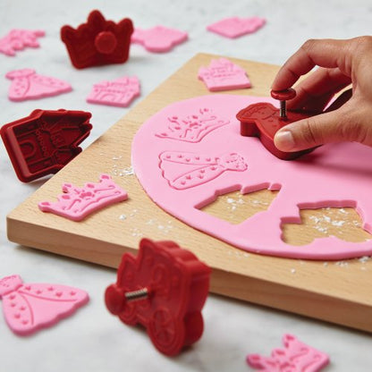 Cake Boss Fondant Press, Stamp Set, Red