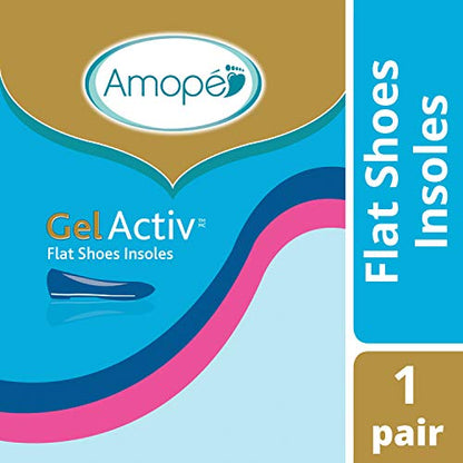 Amope Gel Activ Flat Shoes Insoles, 1 Count