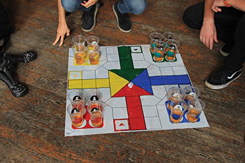 Paladone Giant Booze Games - Chess and Ludo Drinking Board Games