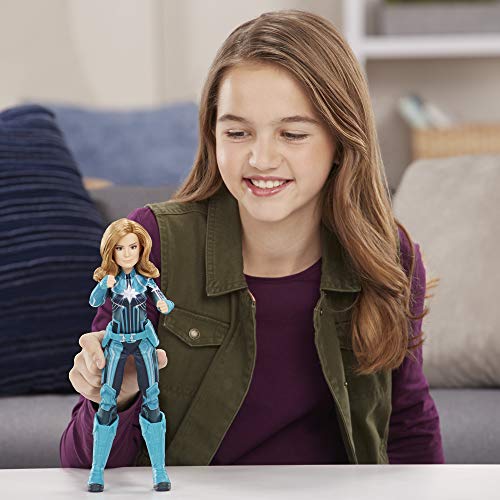 Marvel Captain Marvel Captain Marvel (Starforce) Super Hero Doll with Helmet Accessory (Ages 6 and up)