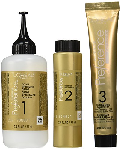 L'Oreal Paris Superior Preference Fade-Defying Color + Shine System, 4B Burgundy UPC:071249338148