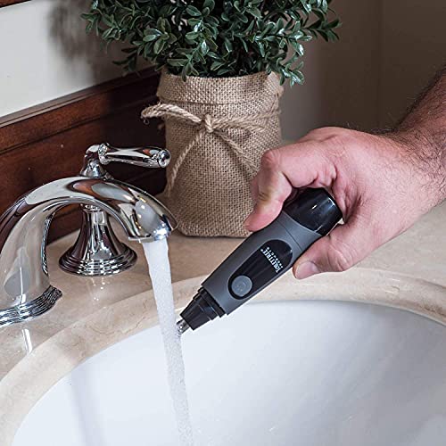 ToiletTree Products Water Resistant Nose and Ear Hair Trimmer with LED Light