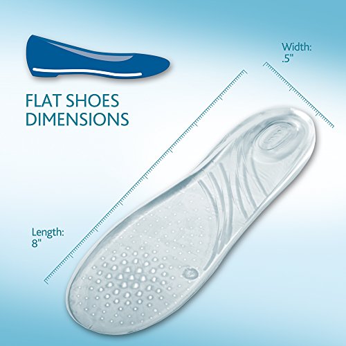 Amope Gel Activ Flat Shoes Insoles, 1 Count