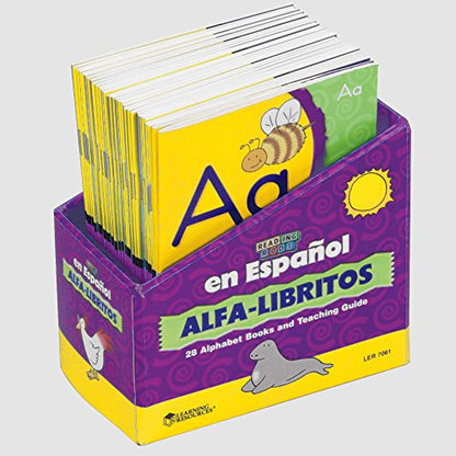 Learning Resources Spanish Alphabet Books (Alfa-Libritos), A-Z