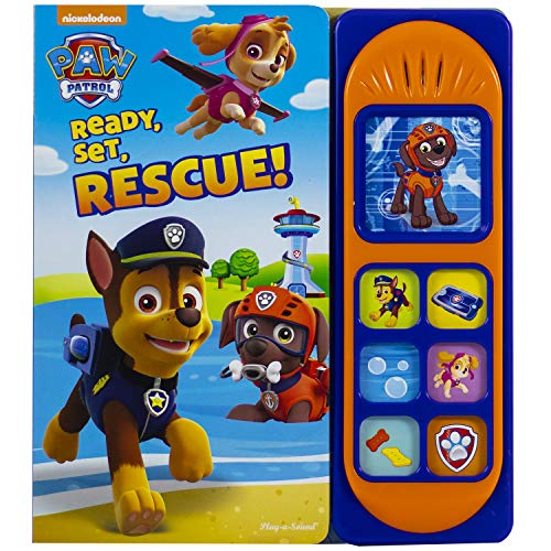 Nickelodeon Paw Patrol Chase, Skye, Marshall, and More! - Ready, Set, Rescue! Sound Board Book - PI Kids (Play-A-Sound)