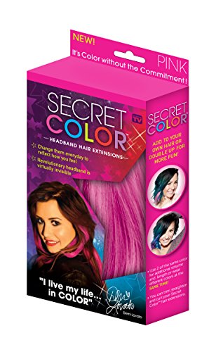 Secret Color Hair Extensions, Pink