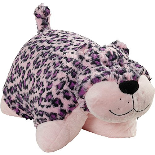 My Pillow Pets Pink Leopard Plush, 18"/Large