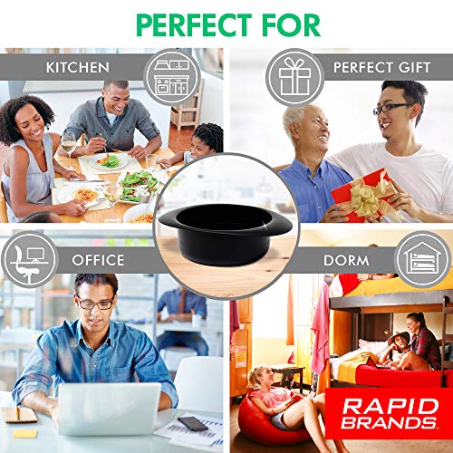 Rapid Egg Cooker | Microwave Scrambled Eggs & Omelettes in 2 Minutes |  Perfect for Dorm, Small Kitchen, or Office | Dishwasher-Safe,  Microwaveable, 