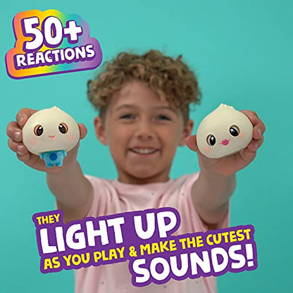 My Squishy Little Dumplings – Interactive Doll Collectible With Accessories – Dot (Blue)