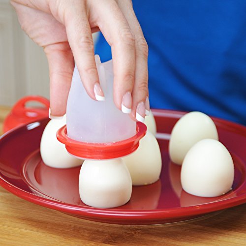 Egglettes Egg Cooker - Hard Boiled Eggs without the Shell, 4 Egg Cups