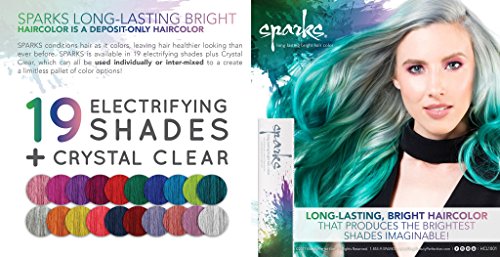 Sparks Long Lasting Bright Hair Color, Orange Crush, 3 Ounce