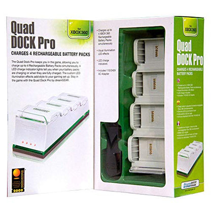 dreamGEAR Xbox 360 Quad Dock Pro (white)