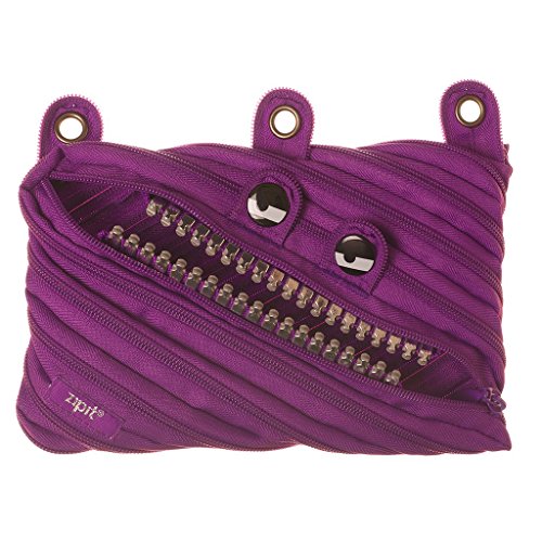 ZIPIT Grillz 3-Ring Pencil Case, Purple