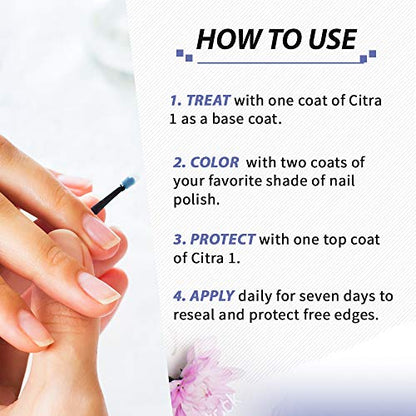 Nail Tek CITRA 2 Nail Strengthener For Soft and Peeling Nails, Conditions, Improves, and Protects Nails, Daily Nail Treatment, 1-Pack