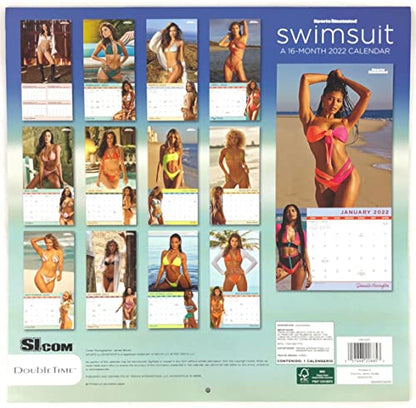 Trends International 2022 Sports Illustrated Swimsuit - 24" x 12" - 16 Month Calendar