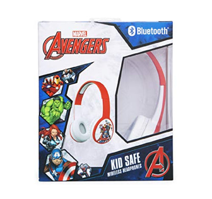 Tech2Go Marvel Avengers Kids Safe Headphones with Built in Volume Limiting Feature for Safe Listening