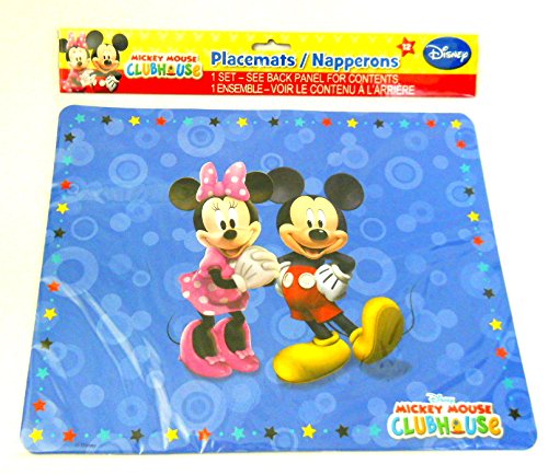 Disney Junior Set of 12 Mickey Mouse Clubhouse & Minnie Paper Placemats