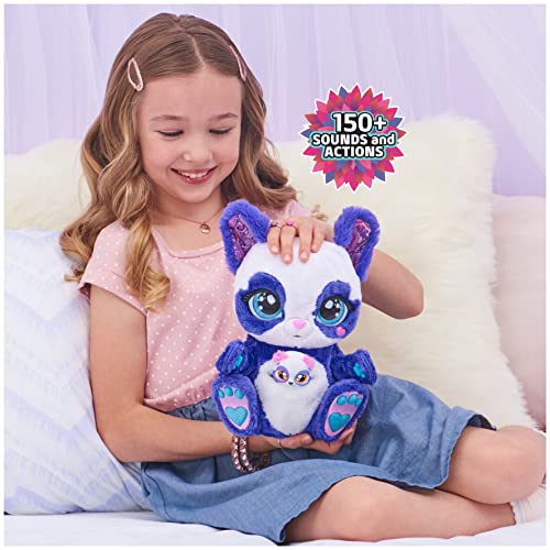 Peek-A-Roo, Interactive Panda-Roo Plush Toy with Mystery Baby and Over 150 Sounds and Actions, Kids Toys for Girls Ages 5 and up