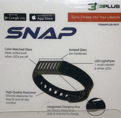 3plus International Inc 3plus Snap Activity Tracker - Tracks Sleep Activity And Calories