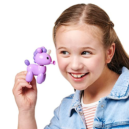 Squeakee Minis Sugapops The Unicorn |Interactive Toy Pet with Chat Back, Multicolor (12317)