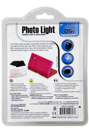 dreamGEAR Photo Light for DSi - Hot Pink (Free HandHelditems Sketch Universal Stylus Pen)