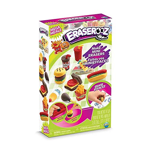 The Orb Factory Eraserooz : Mega Mealz Make Mini Erasers