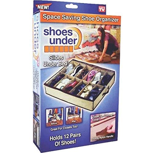 Telebrands Shoes Under Space-Saving Shoe Organizer