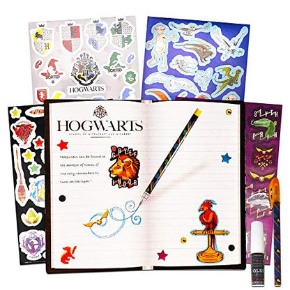 Harry Potter Journal and Pen Set ~ Premium Harry Potter Diary, Pen, Stickers, Gems, and More!