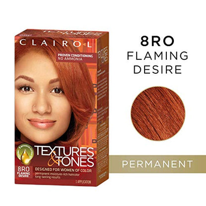 Clairol Professional Textures & Tones Hair Color 8ro Flaming Desire, 1 oz.