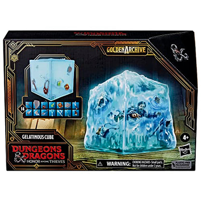 Dungeons & Dragons Hasbro Honor Among Thieves Golden Archive Gelatinous Cube Collectible Figure Compatible with 6-Inch Scale D&D Action Figures