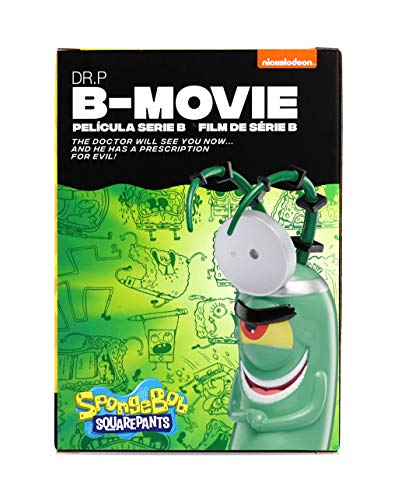 Alpha Group Spongebob Squarepants, Spongepop Culturepants, 4.5” Collectible Vinyl Figure, B-Movie Dr. Plankton