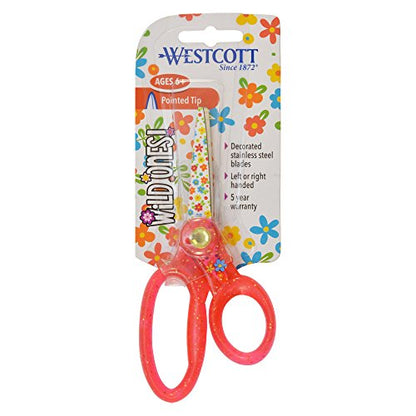 Westcott Wild Ones Scissors, Pointed, 5-Inches (16566)