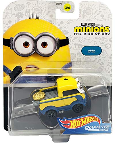 Hot Wheels 1/64 Minions The Rise of Gru Character Car-Otto(3/6)