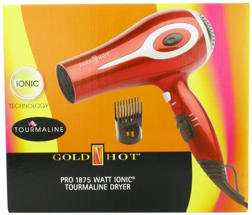 Gold 'N Hot 1875-Watt Professional Ionic Tourmaline Dryer GH3213