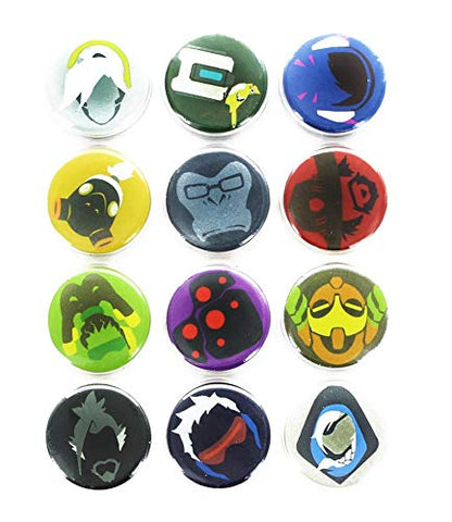 Overwatch 12 Piece Mini Button Set - Assorted