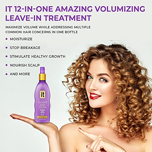 It Haircare 12inone Volumizing Amazing Leavein Treatment T386, 10.2 Fl Oz