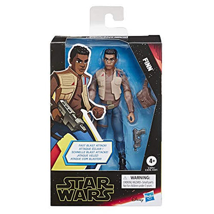 Star Wars Galaxy of Adventures The Rise of Skywalker Finn 5"-Scale Action Figure Toy with Fun Blaster Action Movement