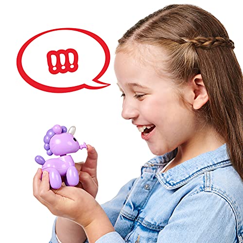 Squeakee Minis Sugapops The Unicorn |Interactive Toy Pet with Chat Back, Multicolor (12317)