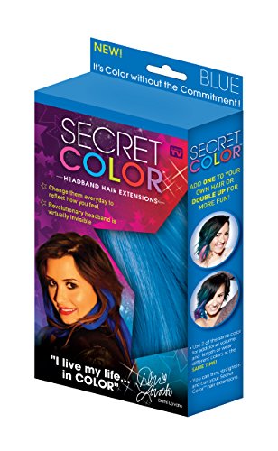 Secret Color Hair Extensions, Blue