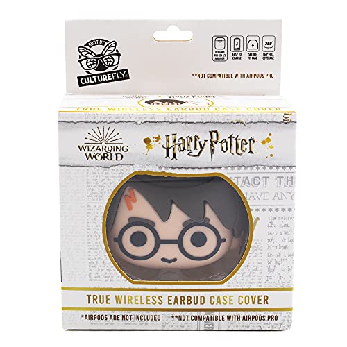 CultureFly Harry Potter Wireless Earbud Case Cover - Designed to fit Generation 1 & 2 AirPods