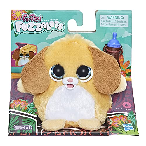 FurReal Fuzzalots Puppy Color-Change Interactive Feeding Toy, Lights and Sounds, Ages 4 and up