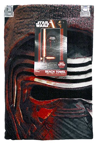 Star Wars EP7 Kylo Ren 28" x 58" 100% Cotton Beach/Bath/Pool Towel