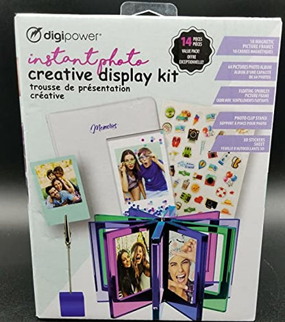 Digipower Instant Photo Creative Display Kit 14 & Photo Album for 64 PicsNew